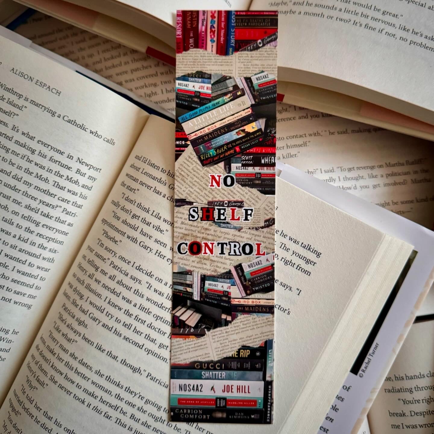 “No Shelf Control” Bookmark